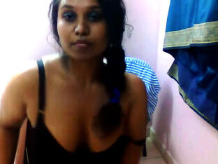 Indian Lil bra-less and in stockings showcase
