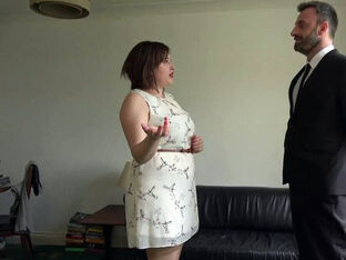 Obese damsel Laura Louise gets gullet romped and harsh