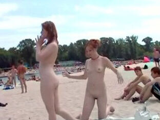 2 virgin college dolls nudists on the beach, Kiev, Ukraine,