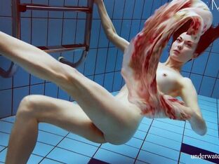 Killer Italian doll Martina underwater