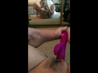 Rate how I shag my fur covered beaver with hitachi in front