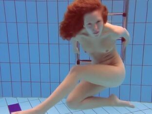 Katka ginger-haired underwater part1